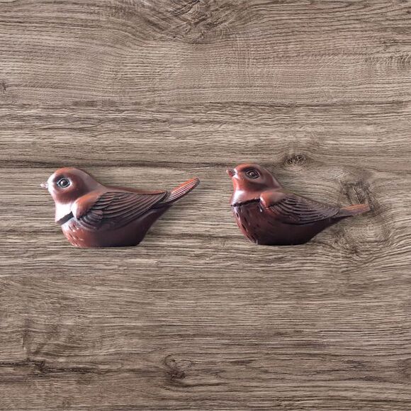 VINTAGE - Crowning Touch Collections - Set of Two Bird Resin Figurines - Picture 3 of 4